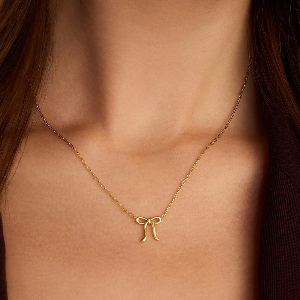 Gorjana Gold Bow Necklace